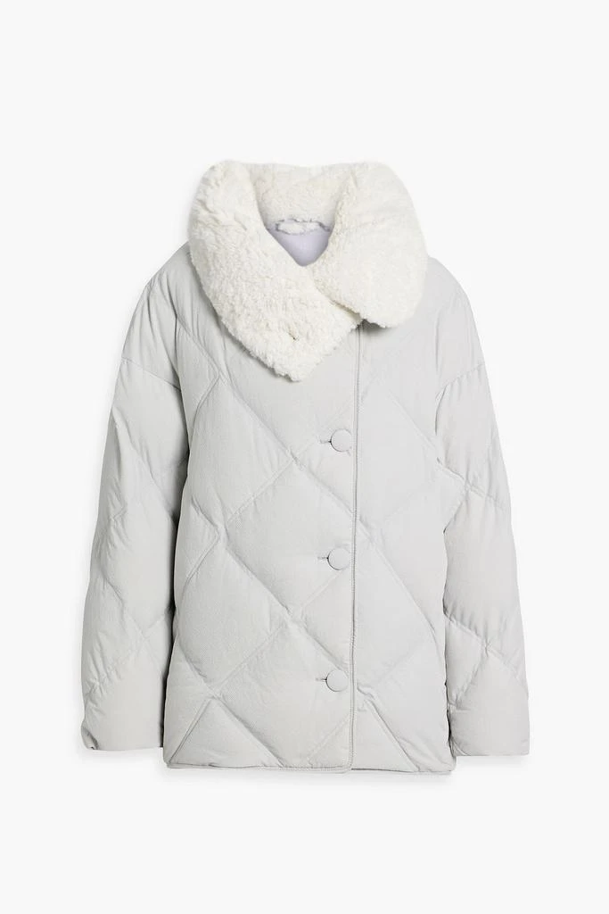 IENKI IENKI Queen J faux shearling-trimmed quilted shell down jacket 1