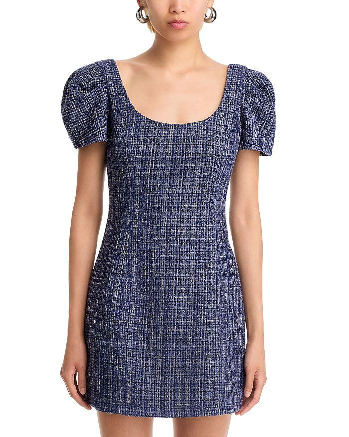 AQUA Tweed Mini Dress - Exclusive 6