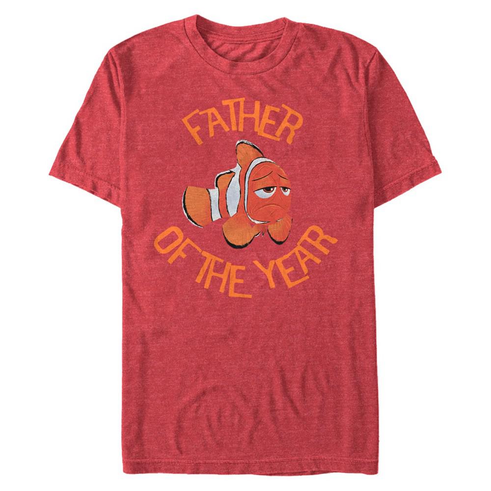 Fifth Sun Disney Men's Pixar Finding Dory, Marlin Father of The Year Short Sleeve T-Shirt