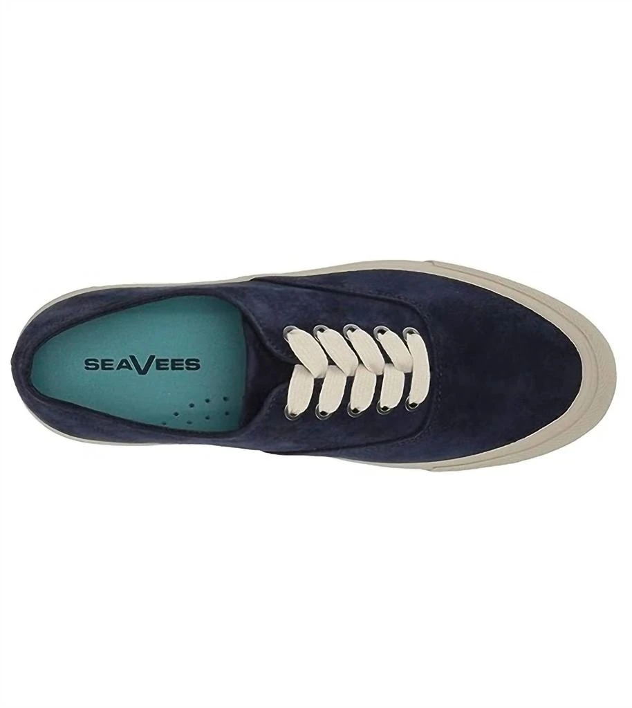 SeaVees Men's Legend Sneaker X In Night Blue Suede 3