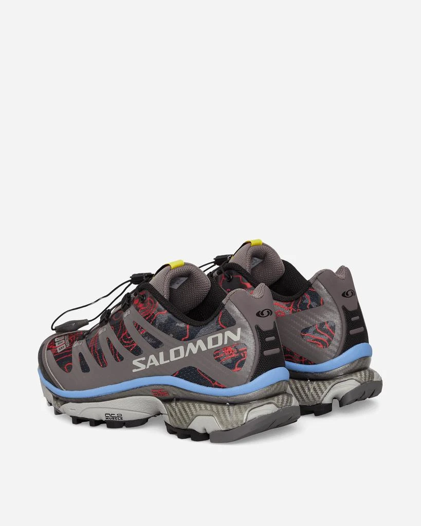 Salomon XT-4 OG Topography Sneakers Black / Plum Kitten / Blue Bonnet 4