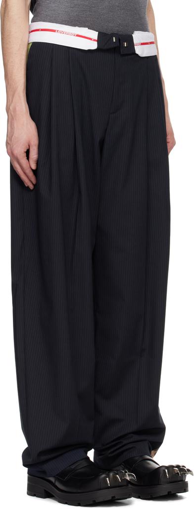 Charles Jeffrey Loverboy Navy Edinburgh Trousers
