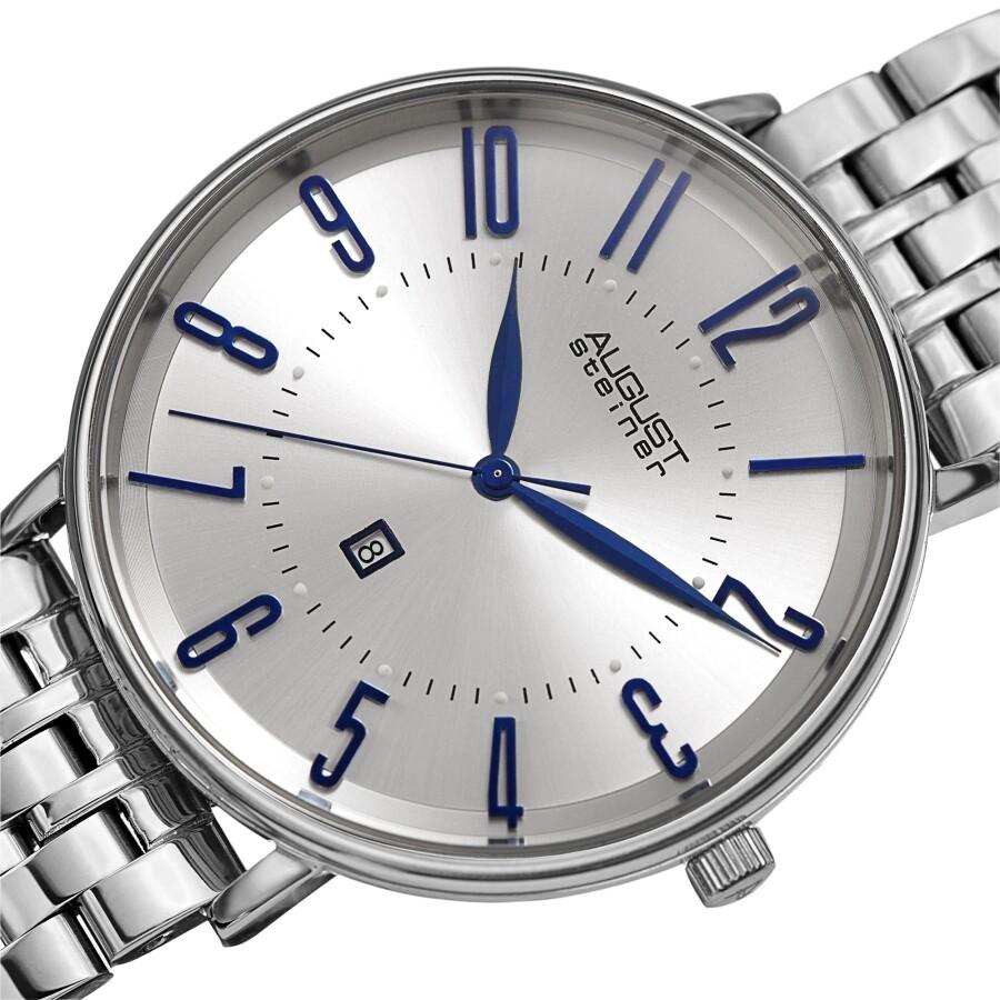 August Steiner Quartz White Dial Men's Watch AS8257SS