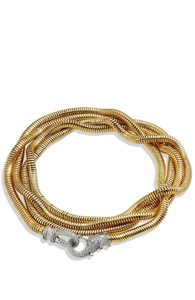 SAVVY CIE JEWELS Gold Plated double necklace 1