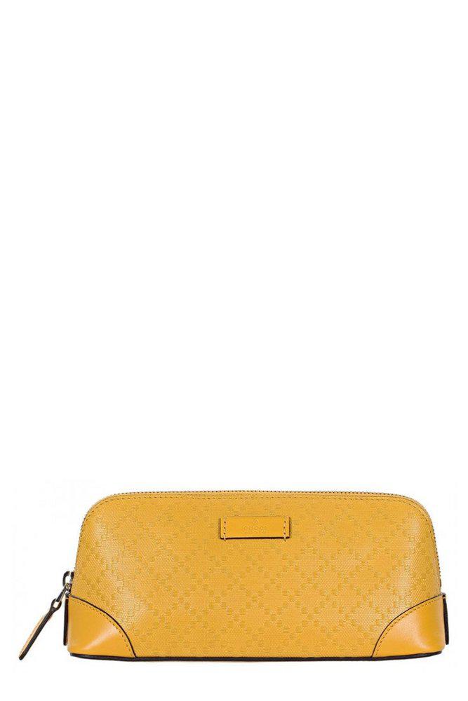 Gucci Gucci Embossed Logo Zipped Cosmetic Case