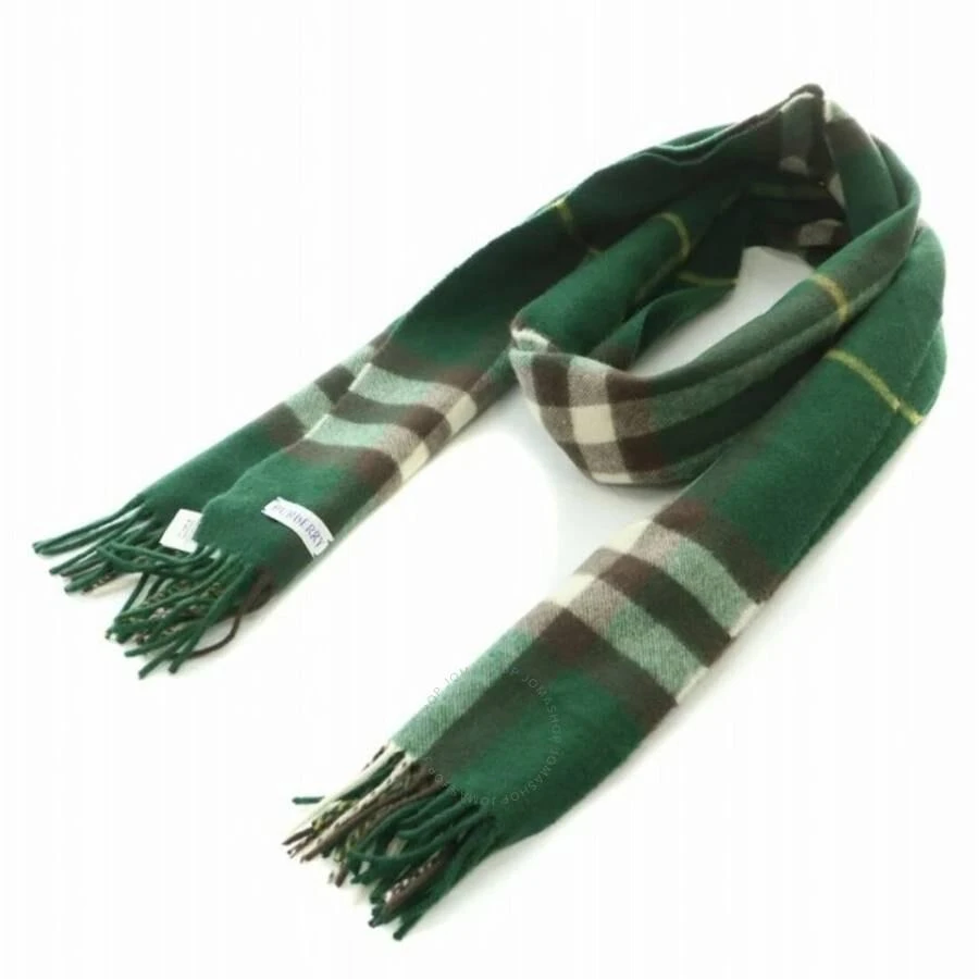 Burberry Dandelion Embroidered Check Cashmere Scarf 3