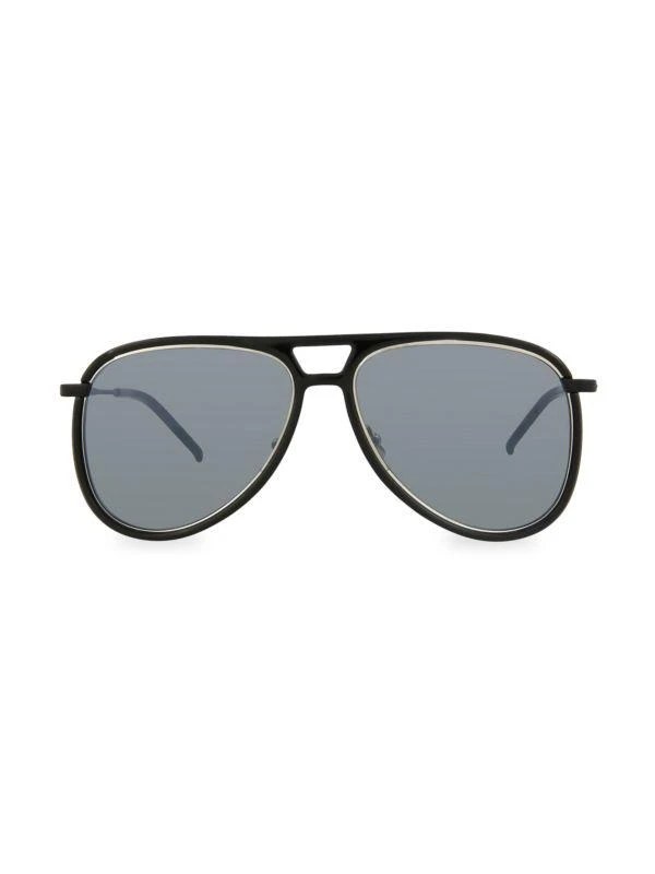 Yves Saint Laurent 56MM Aviator Sunglasses 1