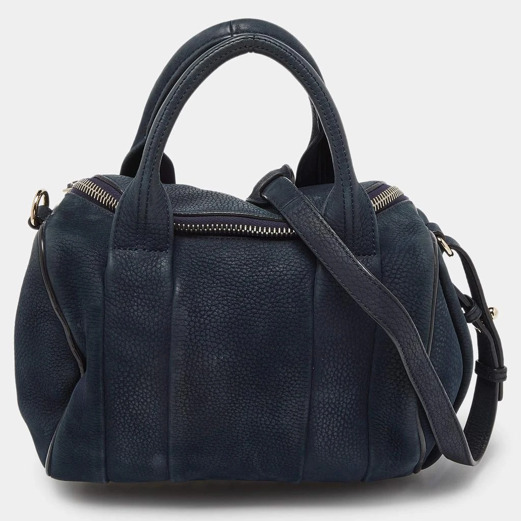 Alexander Wang Alexander Wang Blue Suede Rocco Bag 1