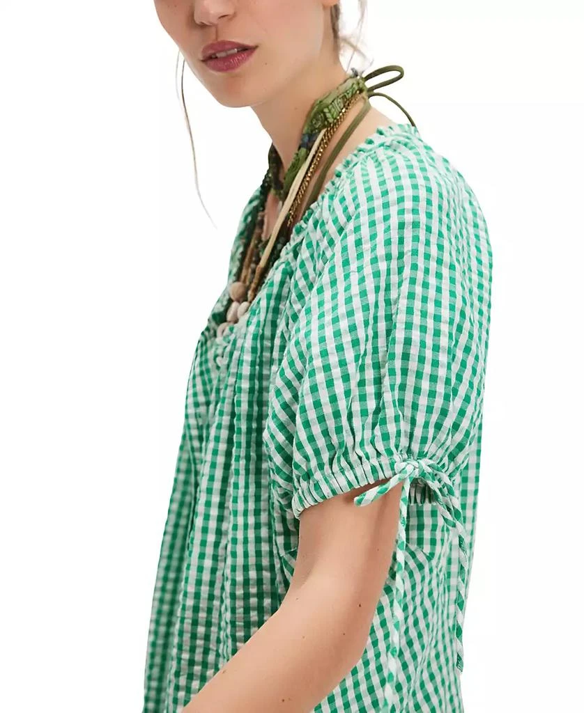 Free People Women
s Farley Gingham Tunic Top 2