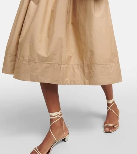 CO A-line cotton midi skirt 5