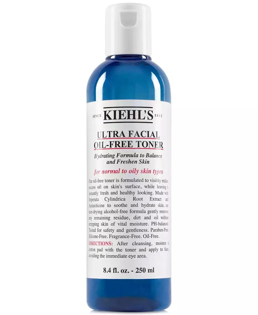 Kiehl's Since 1851 Ultra Facial Oil-Free Toner, 8.4-oz. 1