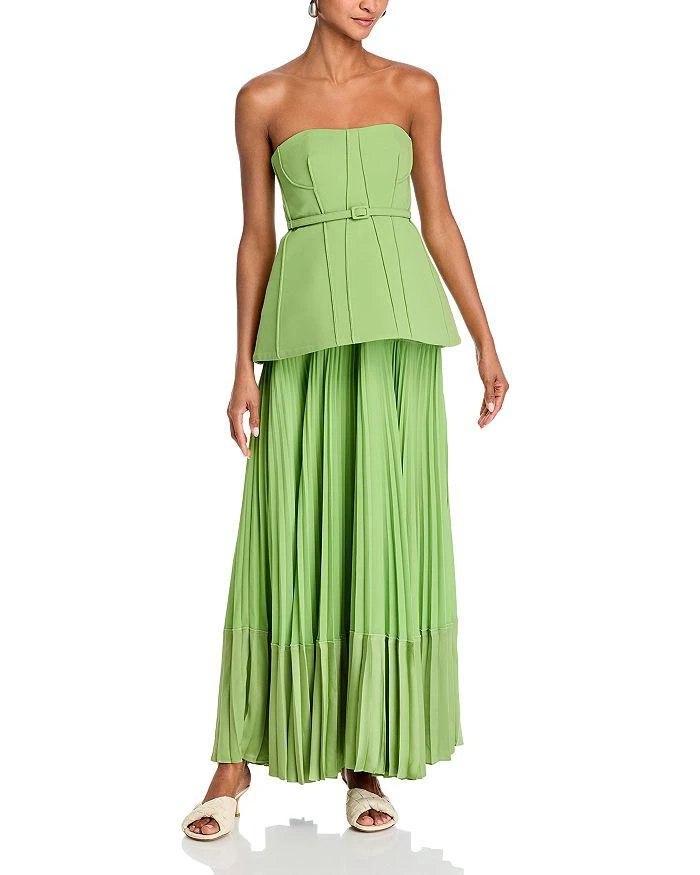 SIMKHAI Prisca Peplum Hem Dress 1