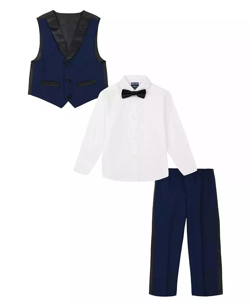 Nautica Baby Boys Tuxedo Vest 4-Piece Set 2