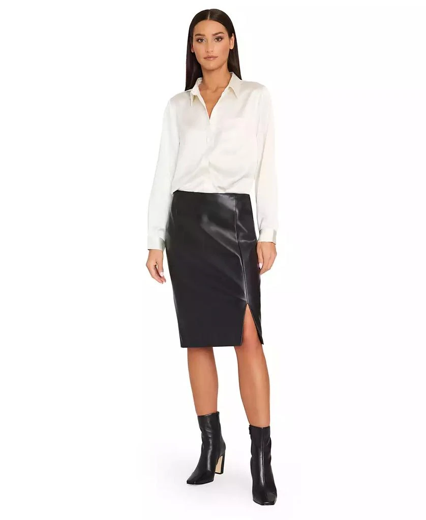 Tahari Women's Satin Shirt 4