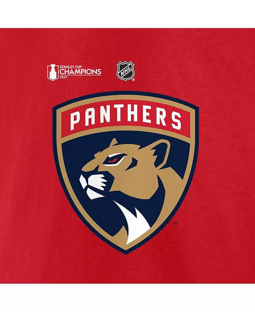 Fanatics Men's Vladimir Tarasenko Red Florida Panthers 2024 Stanley Cup Champions Authentic Stack Name Number T-Shirt 2
