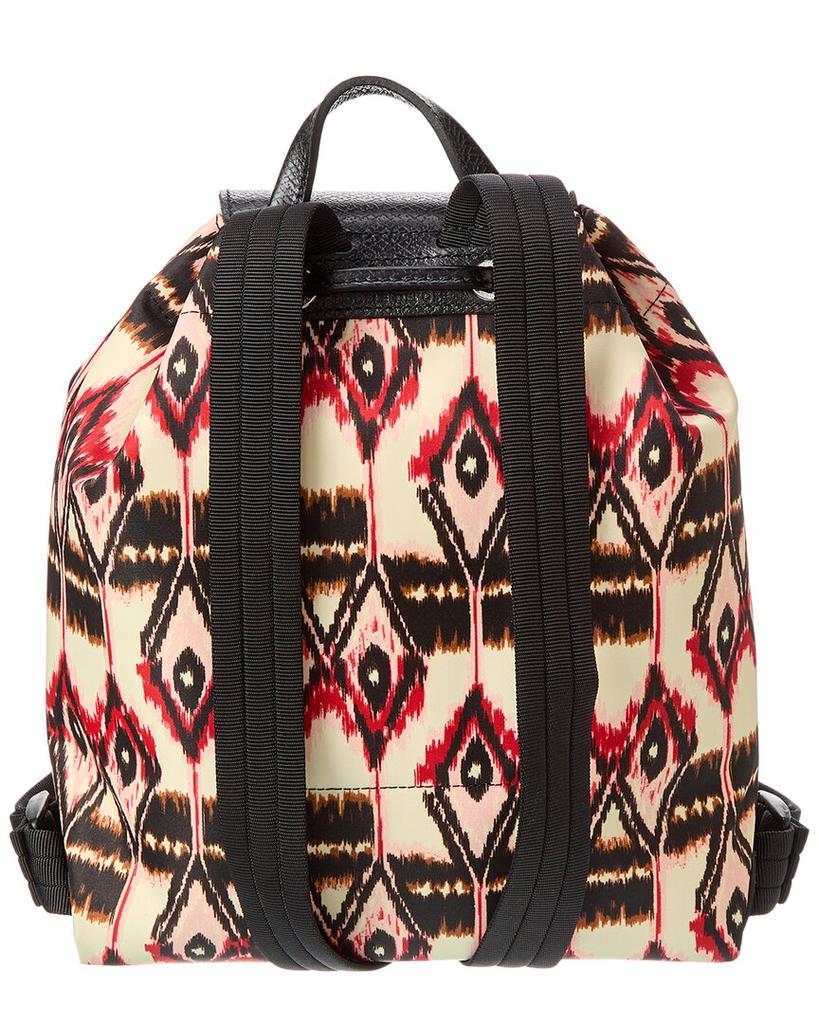 Longchamp Longchamp Le Pliage Ikat Nylon & Leather Backpack