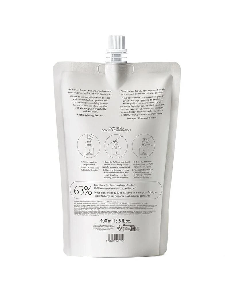 Molton Brown Women's 13.5oz Heavenly Gingerlily Bath & Shower Gel  Refill 2