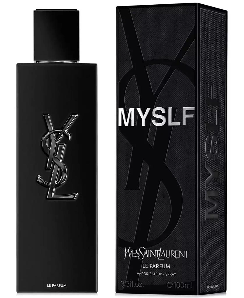 Yves Saint Laurent Men's MYSLF Le Parfum Spray, 3.3 oz. 7
