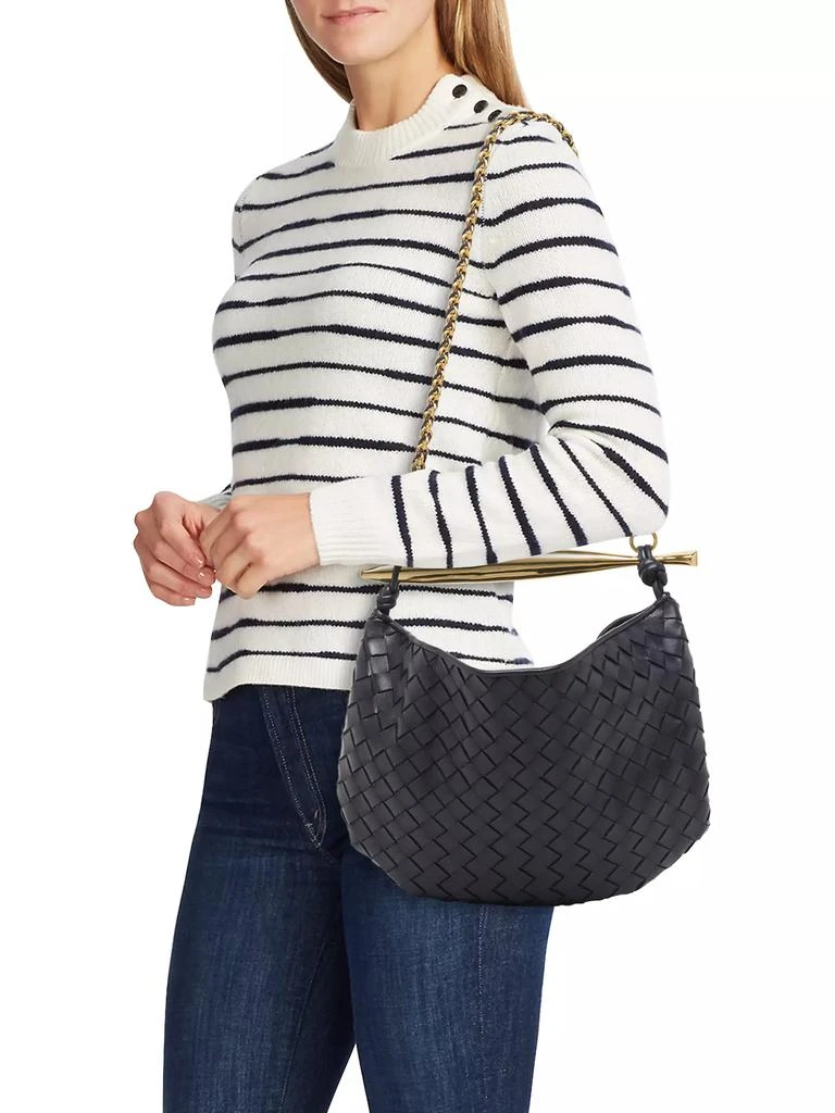 Bottega Veneta Sardine Intrecciato Leather Top-Handle Bag 2