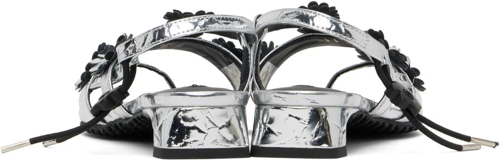 CECILIE BAHNSEN Silver Arna Heeled Sandals 2