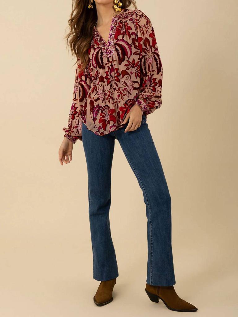 Hale Bob Hale Bob - Danielle Velvet Burnout Top