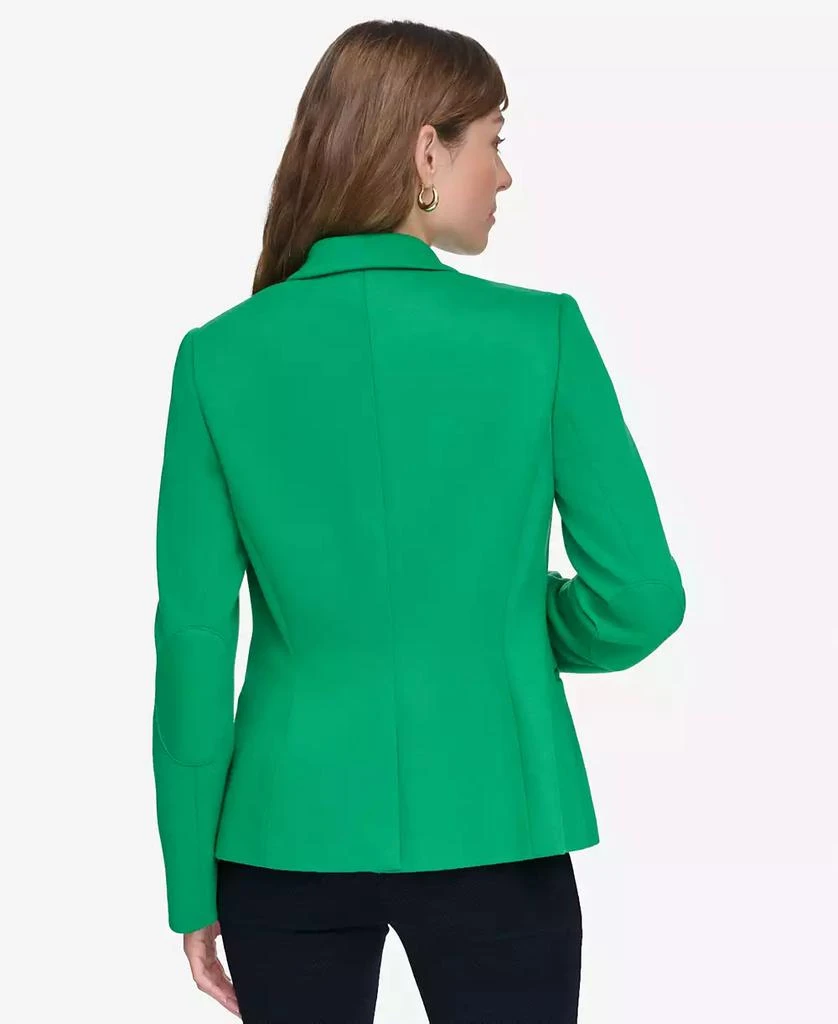 Tommy Hilfiger Women's Scuba Peak-Lapel Long-Sleeve Blazer 2