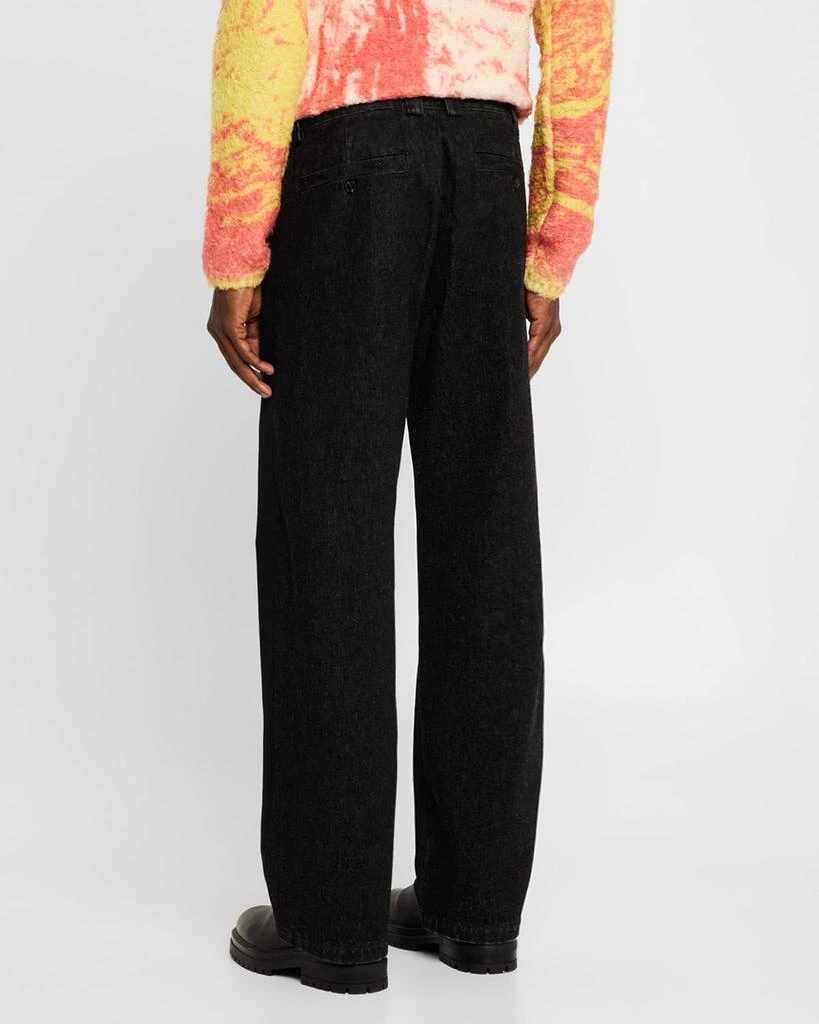 Diesel Men's Hybrid Twill and Denim Pants 3