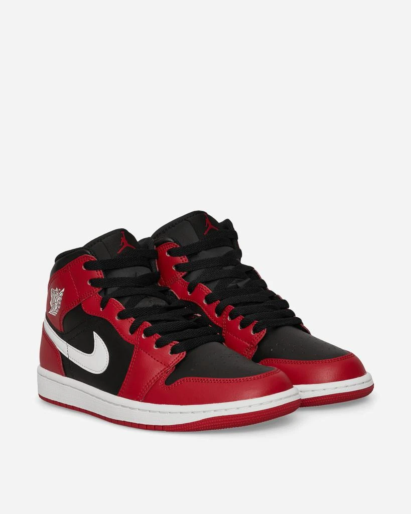 Jordan Air Jordan 1 Mid Sneakers Black / Gym Red / White 2