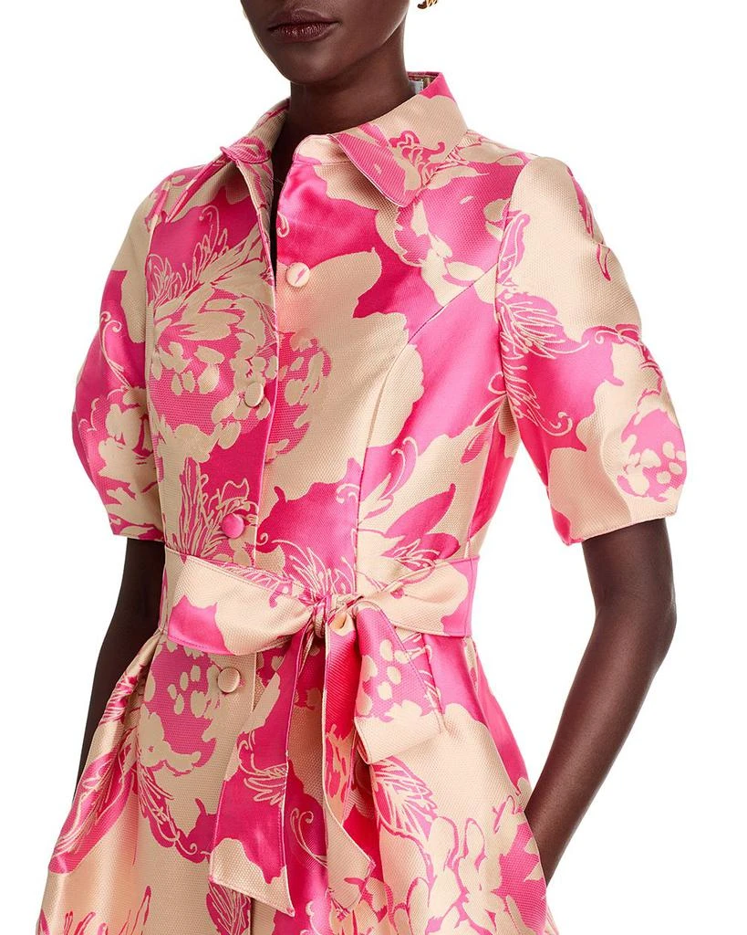 Teri Jon Floral Embossed Dress 2