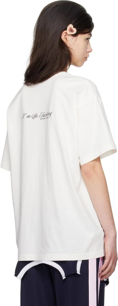 I'm Sorry by Petra Collins SSENSE Exclusive White JennyFax Edition Oversized T-shirt 3
