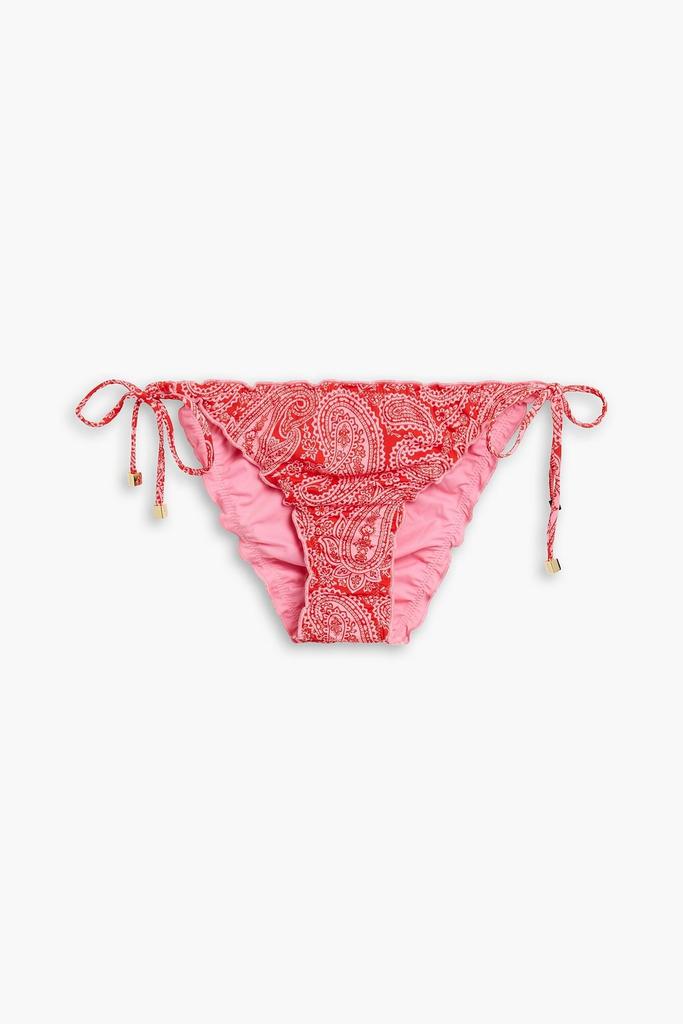 Heidi Klein Reversible paisley-print low-rise bikini briefs