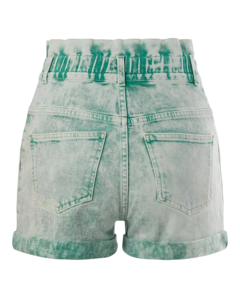 Stella McCartney High-Waisted Denim Shorts 2