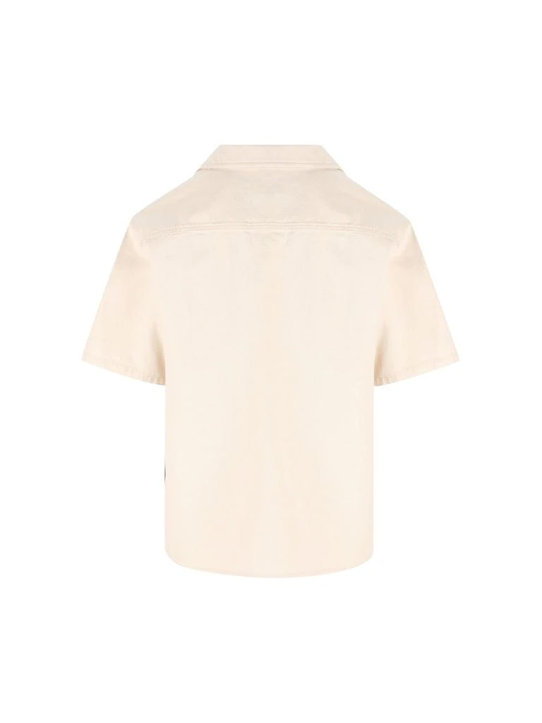 Valentino Valentino	Button-Up Denim Bowling Shirt 2