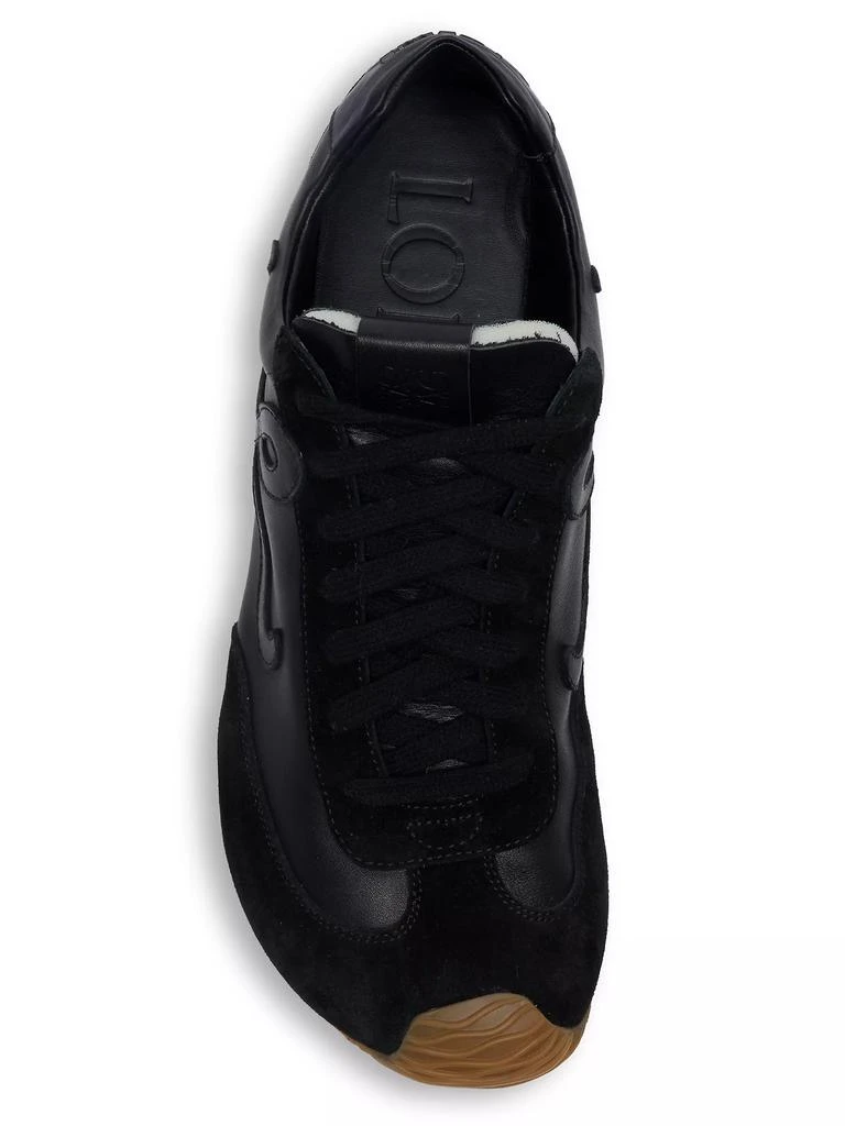 Loewe Men's Ballet Runner 2.0 Leather Low-Top Sneakers 4