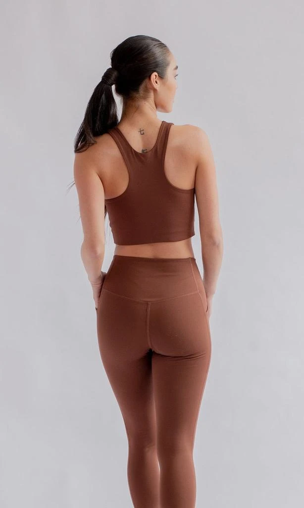 Girlfriend Collective Legging - Pocket High-Rise Legging - Terre 3