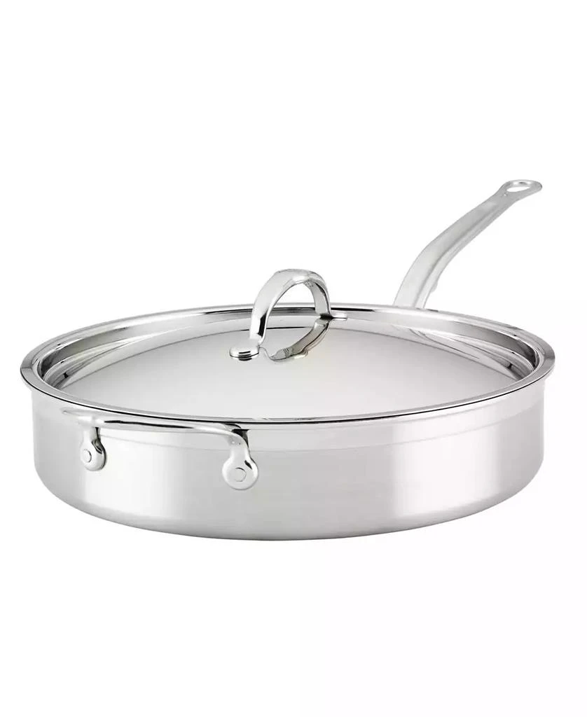 Hestan ProBond Clad TITUM® Stainless Steel Nonstick 5-Quart Covered Saute Pan with Helper Handle 1