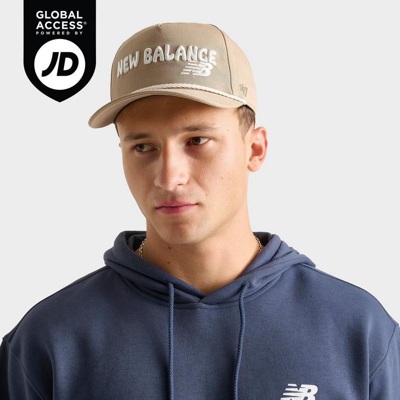 New Balance 47 HITCH ベージュキャップ New Balance '47 Hitch Bubble Logo Snapback Hat – On Sale Now with