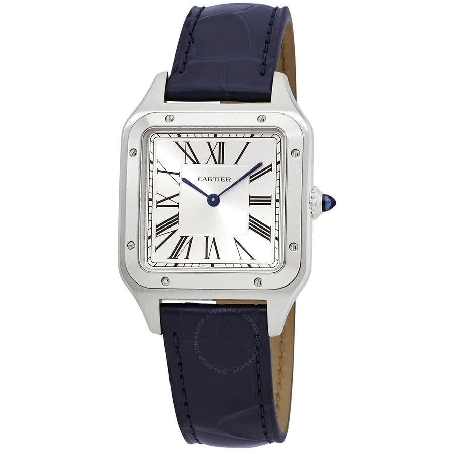 Cartier Santos-Dumont Quartz Silver Dial Men's Watch WSSA0022 1