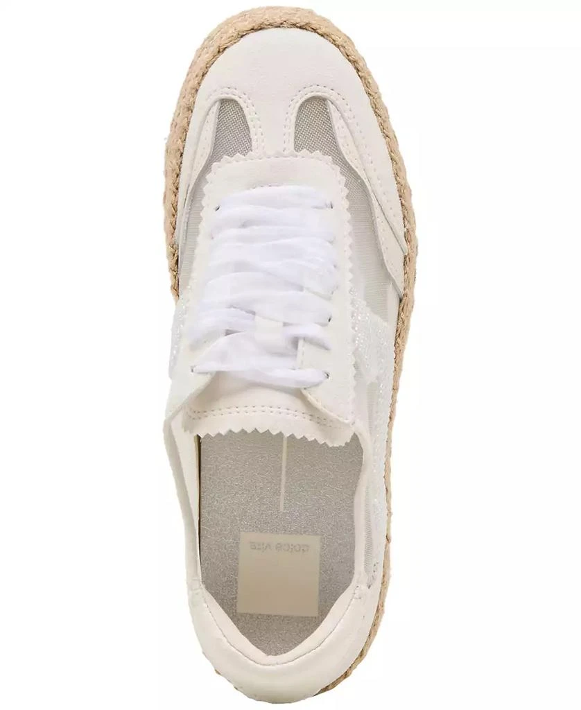 Dolce Vita Women's Notice Beaded Lace-Up Low-Profile  Espadrille Sneakers 4