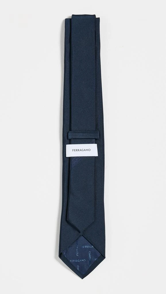 Salvatore Ferragamo Solid Silk Tie 4