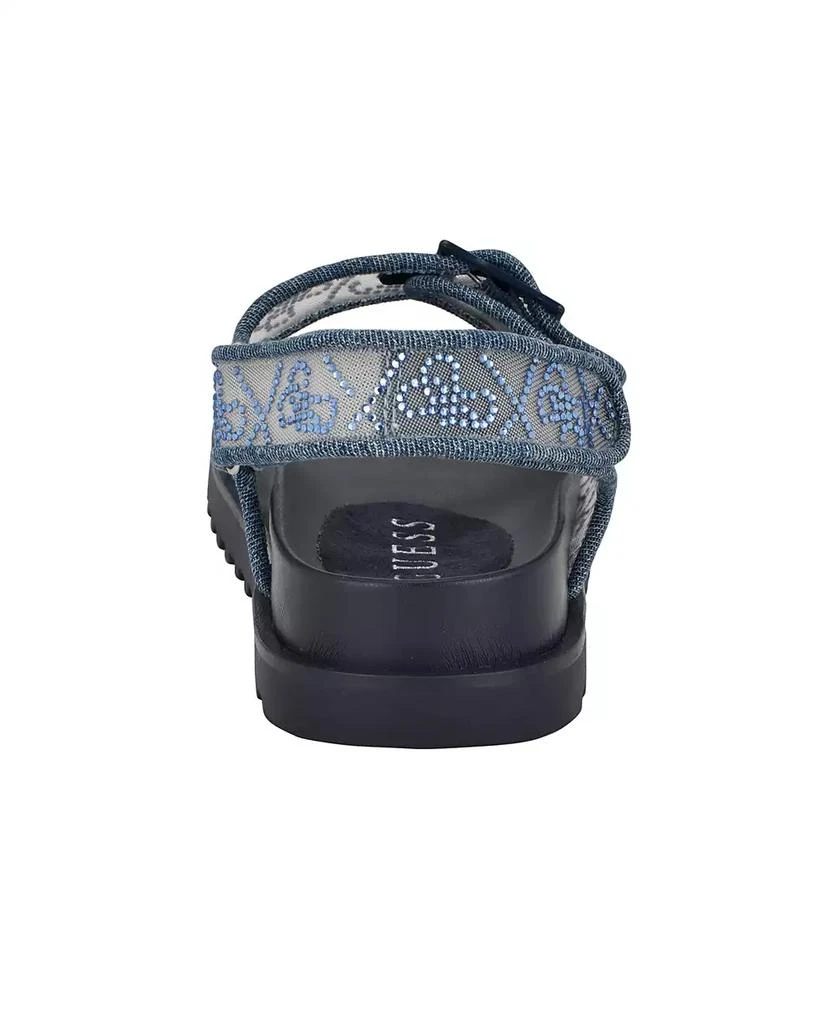 GUESS Women's Frella Round Toe Sandals 3