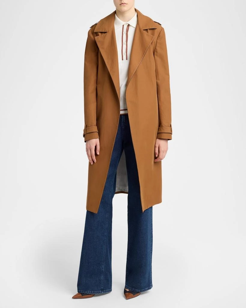 Kiton Belted Wrap Trench Coat 4