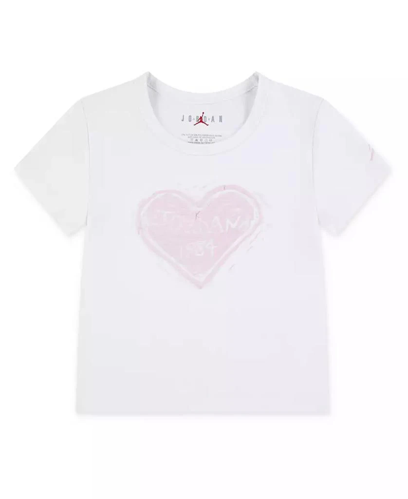 Jordan Girls  7-16 Tree Etch Crewneck T-Shirt 1