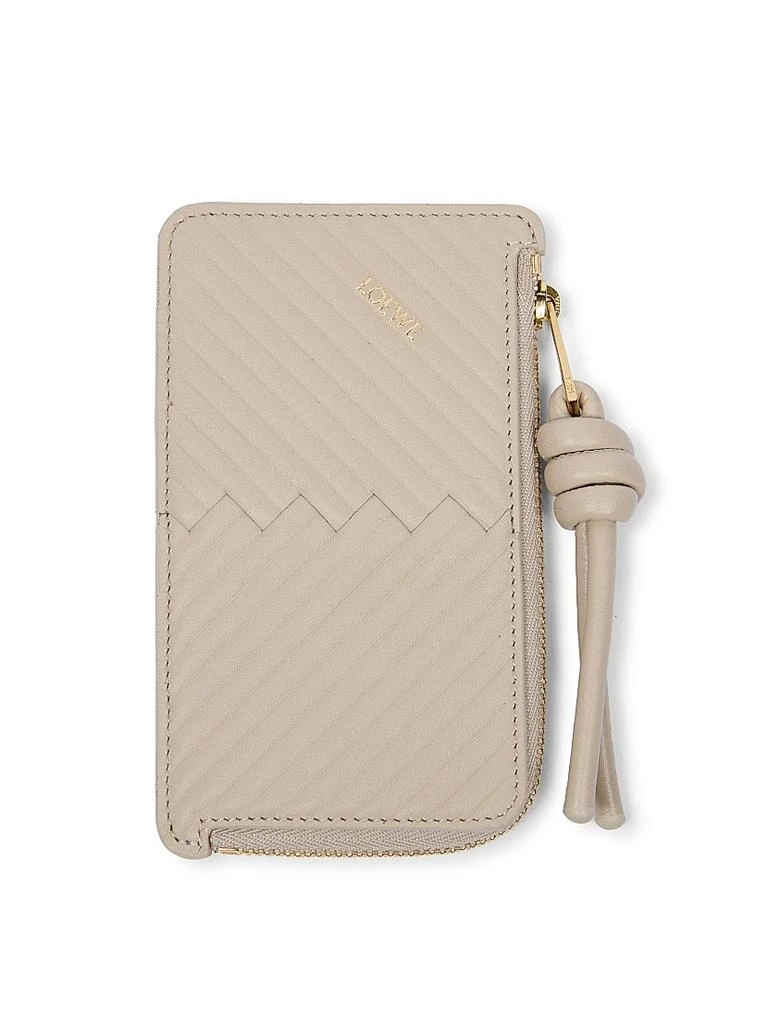 Loewe Knot Diamond Leather Coin Card Holder 1