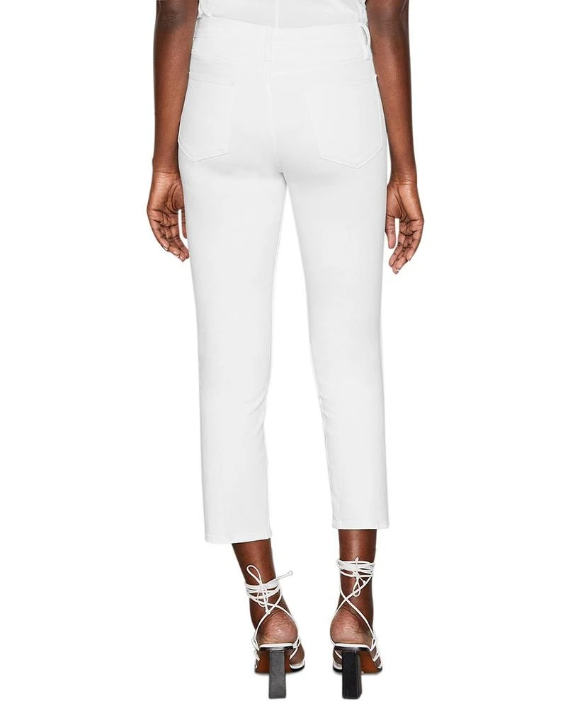 FRAME Le High Rise Straight Ankle Jeans in Blanc 2