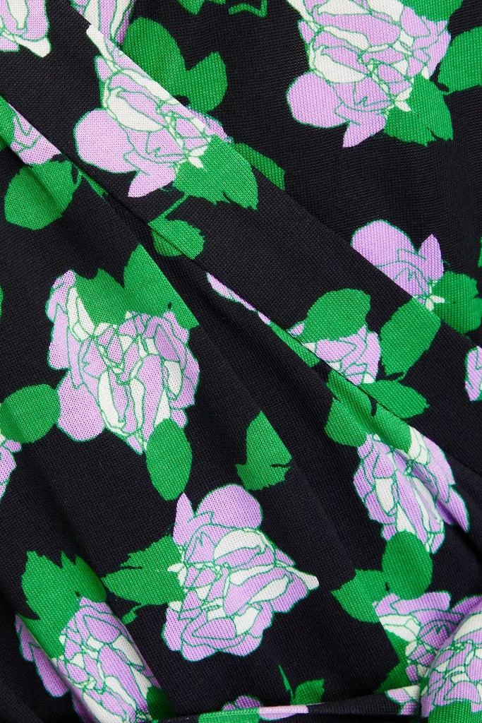 Diane von Furstenberg Abigail floral-print silk-jersey midi wrap dress 4