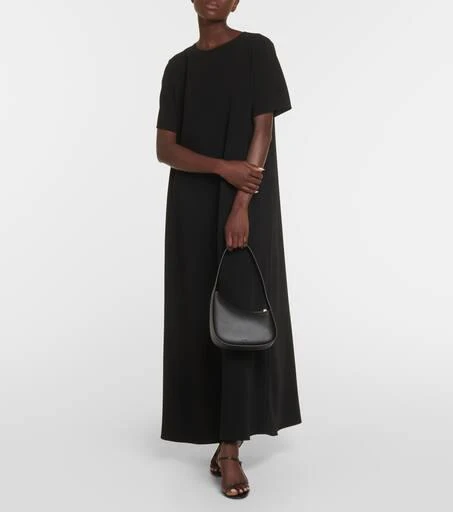 The Row Half Moon leather shoulder bag 5