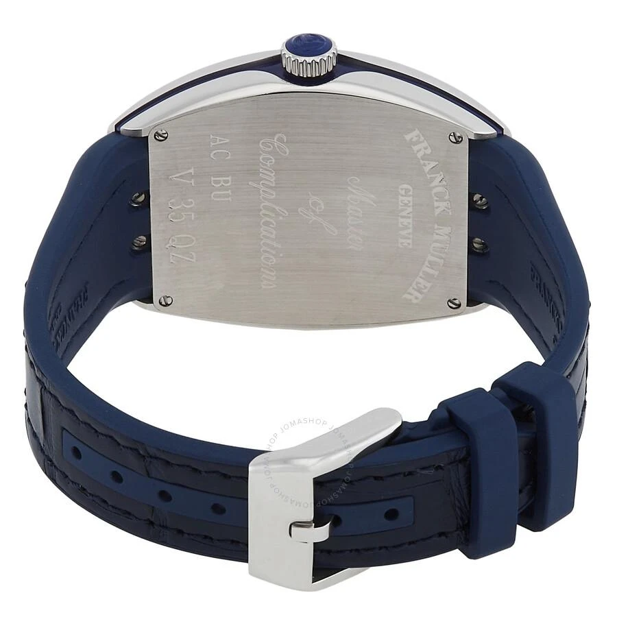 Franck Muller Vanguard Quartz Silver Dial Ladies Watch 35QZBLUSILBLU 3