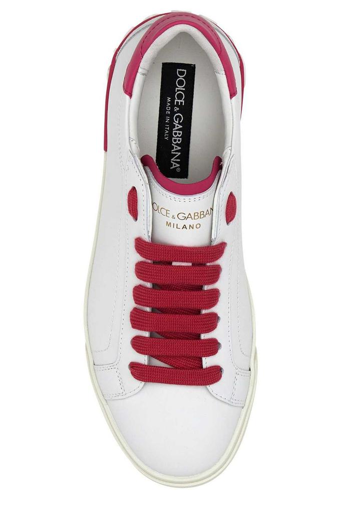 スニーカー PORTOFINO SNEAKERS WITH LACE Dolce & Gabbana Men's Portofino Lace Up Sneakers