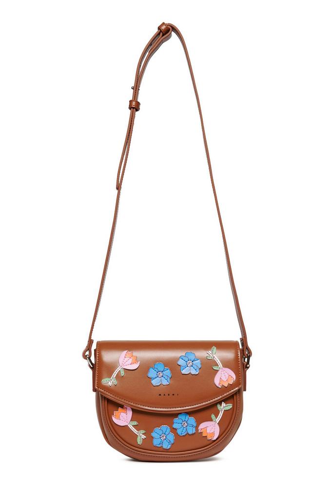 ★2023FW新作★DeMAKER★Maree shoulder bag Marni Marni Kids Floral Patterned Foldover Top Shoulder Bag